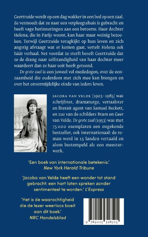 Achterkant van De grote zaal