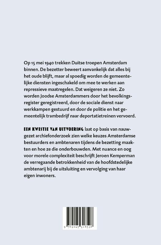 Achterkant van Een kwestie van uitvoering