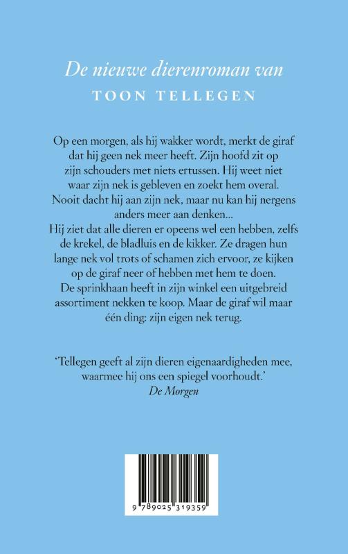 Achterkant van De trots van de giraf