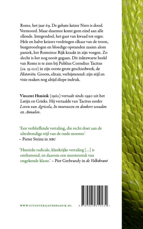 Achterkant van Historiën