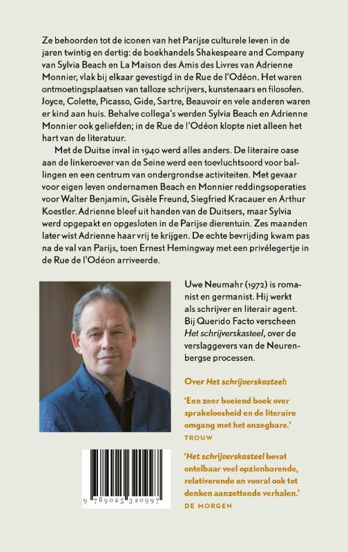 Achterkant van De boekhandel van de ballingen