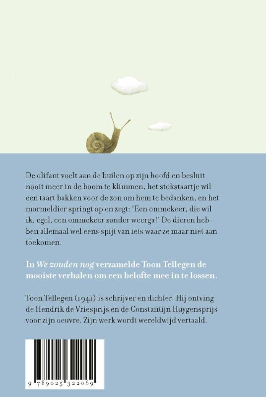 Achterkant van We zouden nog