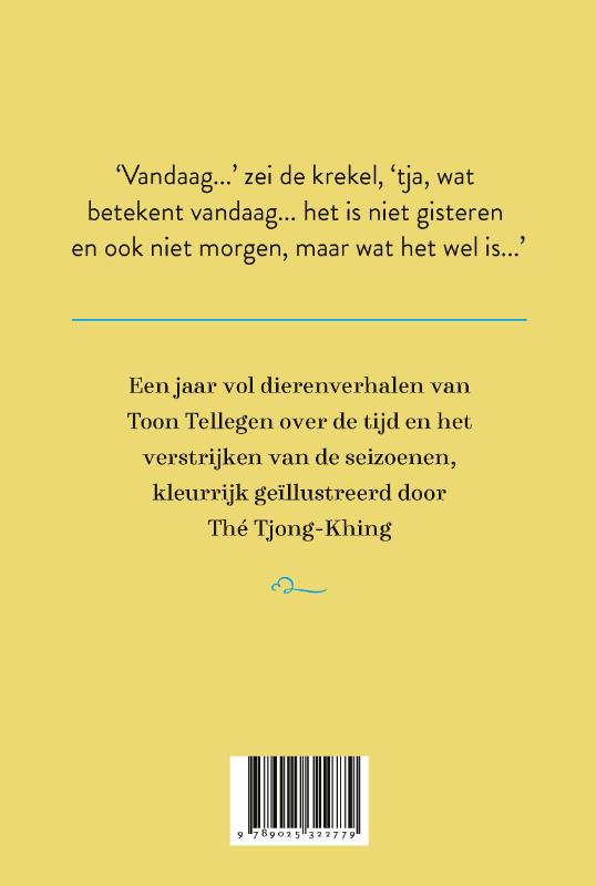Achterkant van Toon Tellegen-agenda 2027