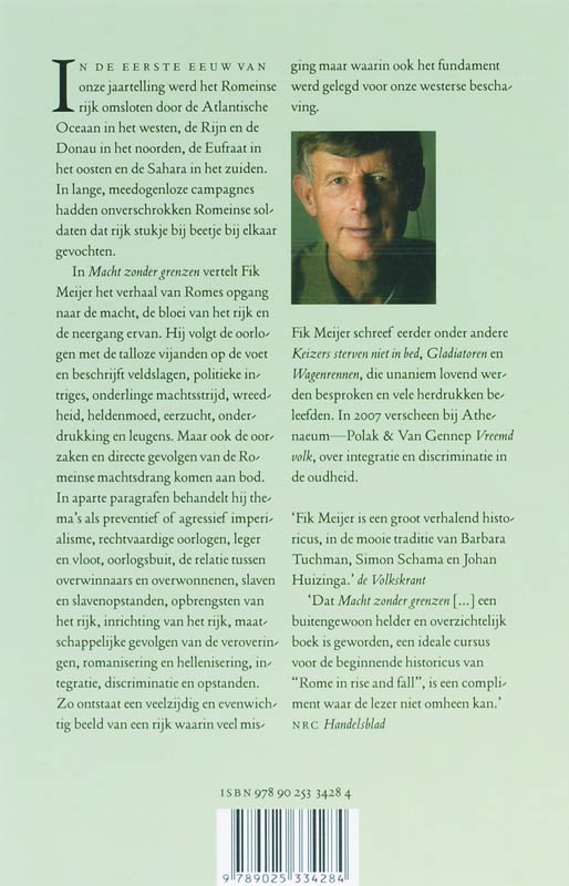 Achterkant van Macht zonder grenzen