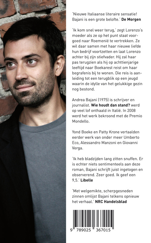 Achterkant van Wie houdt dan stand?