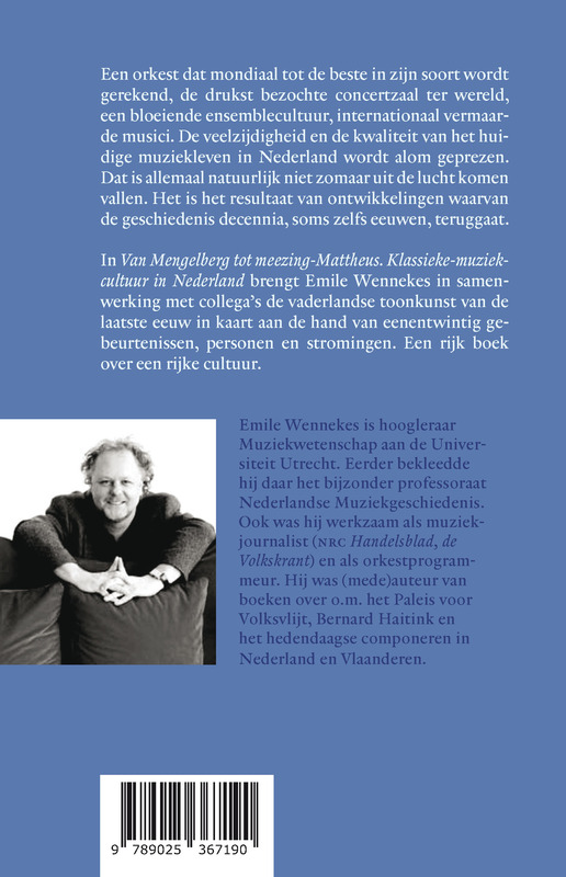 Achterkant van Van Mengelberg tot meezing-Mattheus