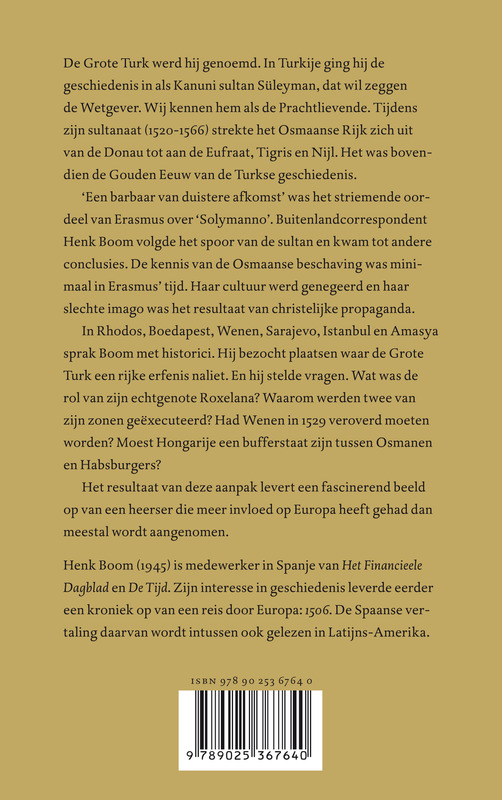Achterkant van De Grote Turk