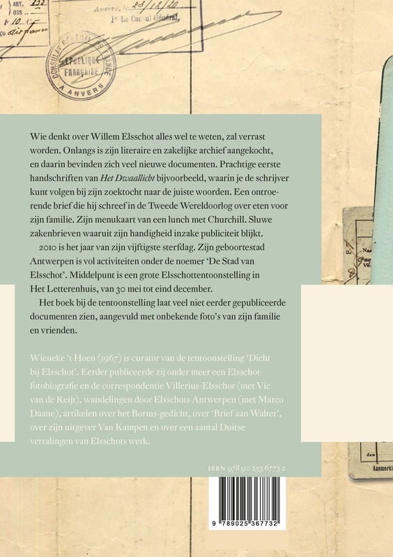 Achterkant van Dicht bij Elsschot