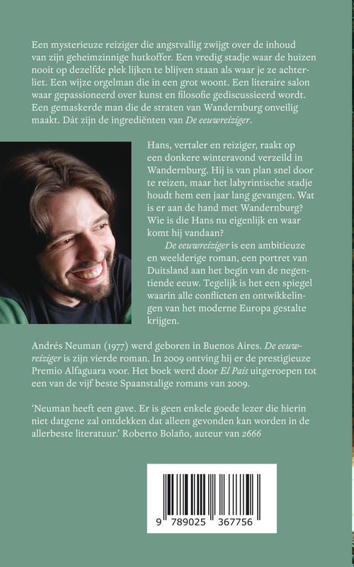 Achterkant van De eeuwreiziger
