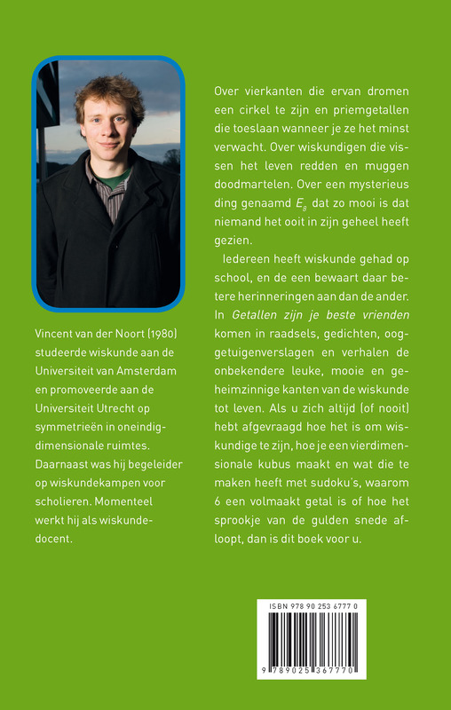 Achterkant van Getallen zijn je beste vrienden