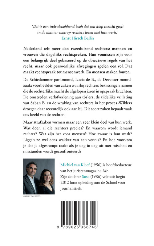 Achterkant van Rechtspraak is mensenwerk