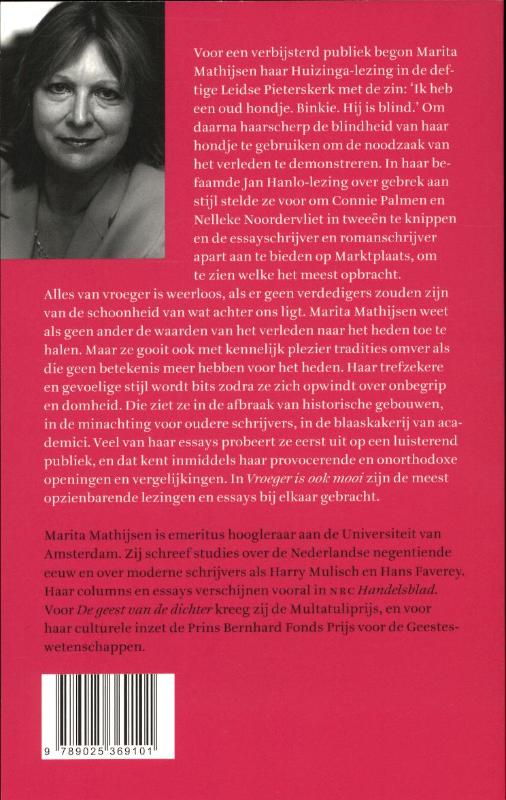 Achterkant van Vroeger is ook mooi