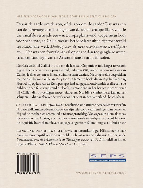 Achterkant van Dialoog over de twee voornaamste wereldsystemen