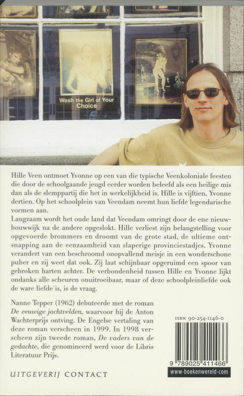 Achterkant van De avonturen van Hillebillie Veen