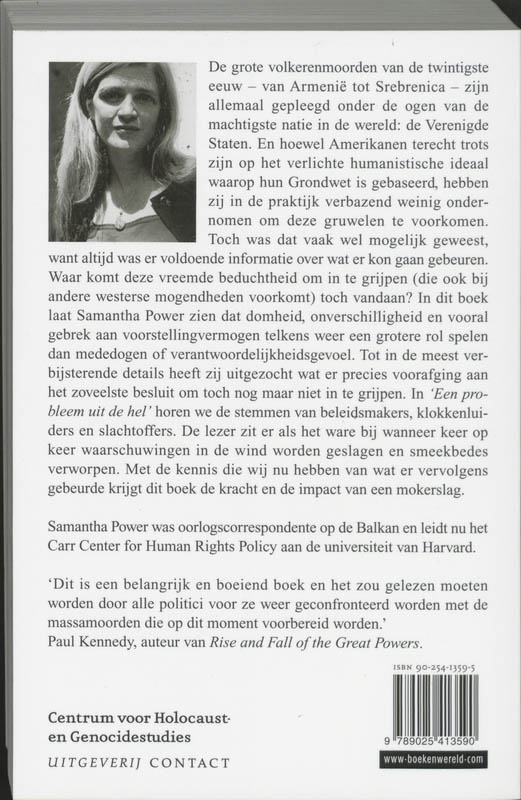 Achterkant van Een probleem uit de hel