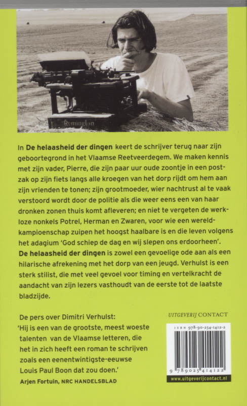 Achterkant van De helaasheid der dingen