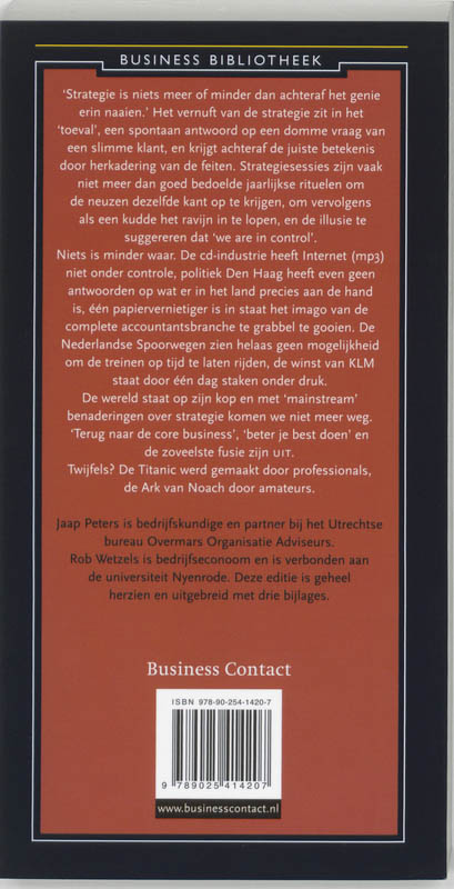 Achterkant van Niets nieuws onder de zon en andere toevalligheden