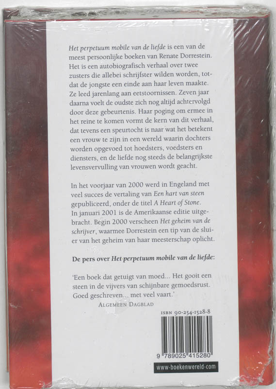 Achterkant van Het perpetuum mobile van de liefde