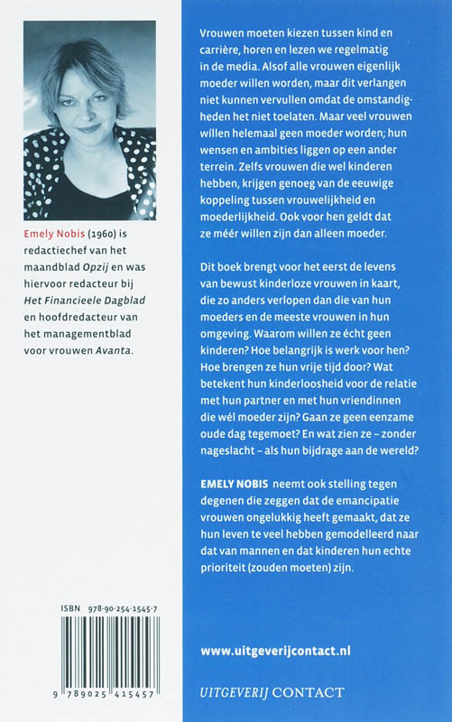 Achterkant van Geen kinderen geen bezwaar