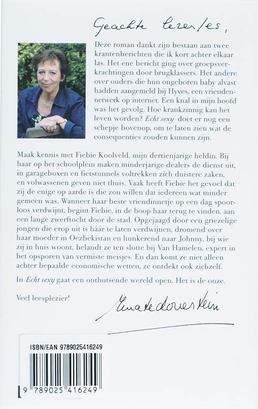 Achterkant van Echt sexy