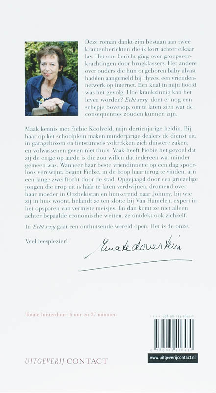 Achterkant van Echt sexy