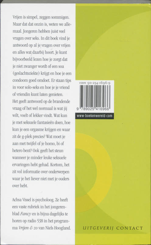 Achterkant van Vrijen enzovoort