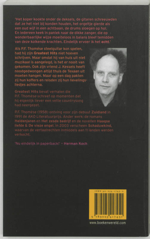 Achterkant van Greatest Hits