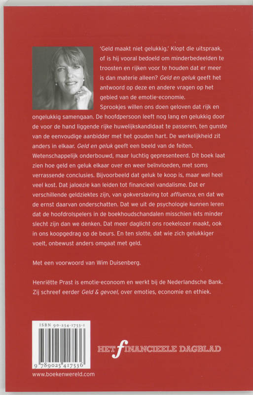 Achterkant van Geld en geluk