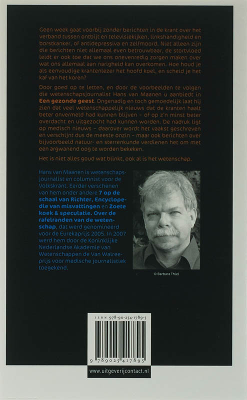 Achterkant van Een gezonde geest