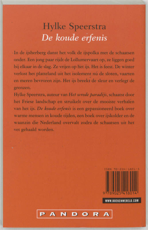 Achterkant van De koude erfenis