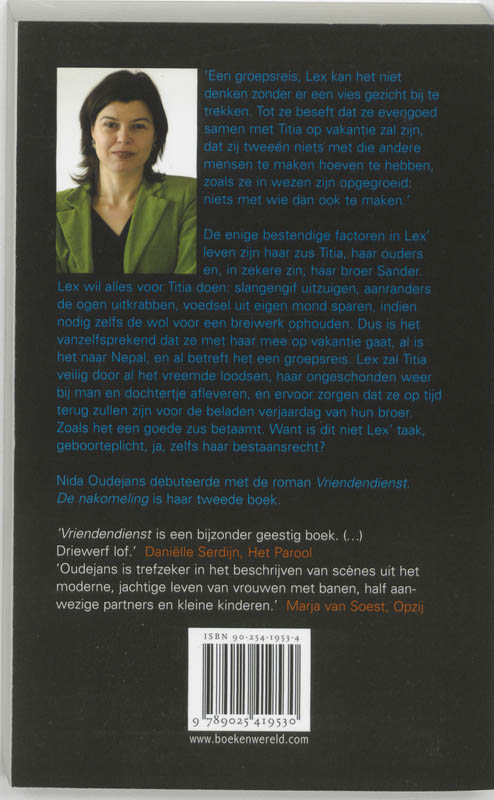 Achterkant van De nakomeling