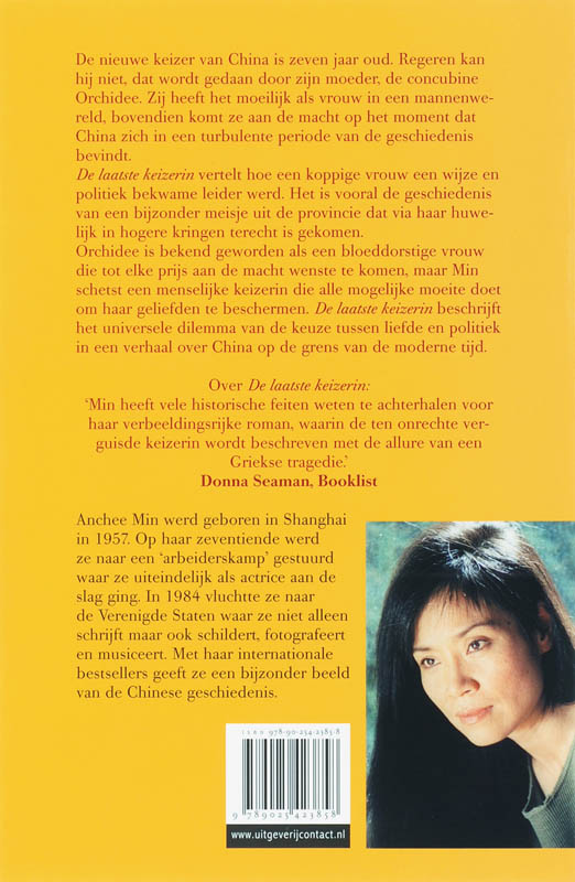 Achterkant van De laatste keizerin