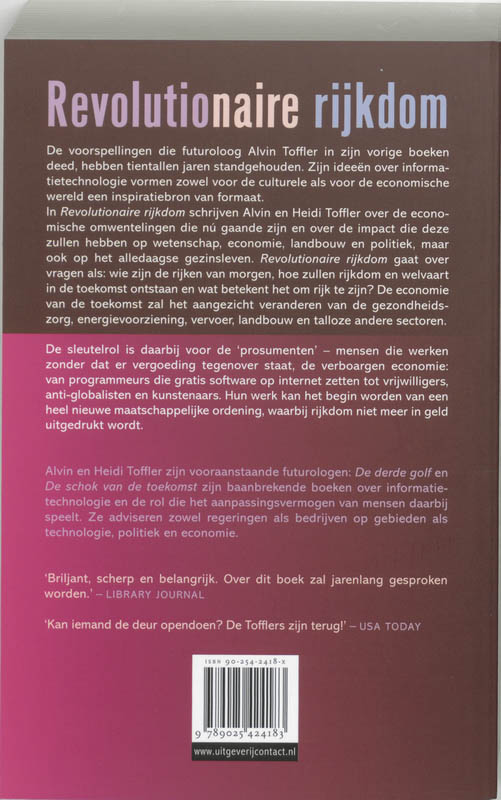 Achterkant van Revolutionaire rijkdom
