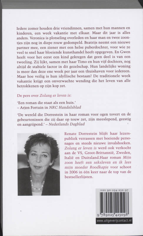 Achterkant van Zolang er leven is