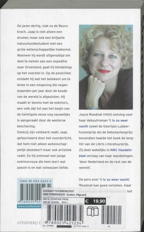 Achterkant van Sterrenschot