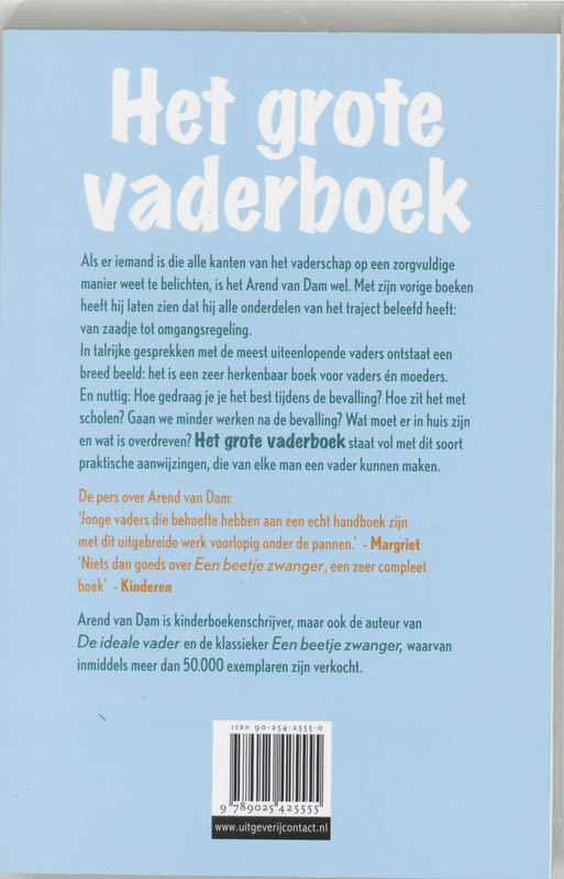 Achterkant van Het grote vaderboek