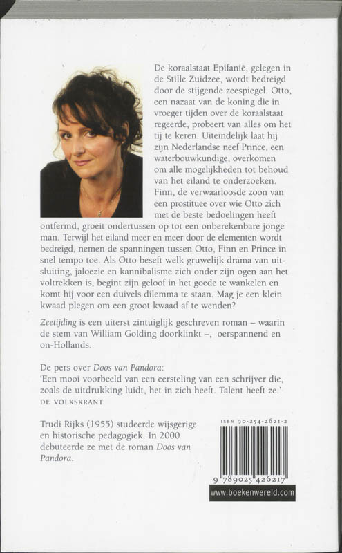 Achterkant van Zeetijding