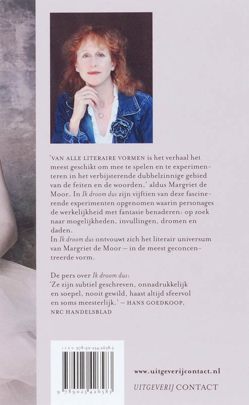 Achterkant van Ik droom dus