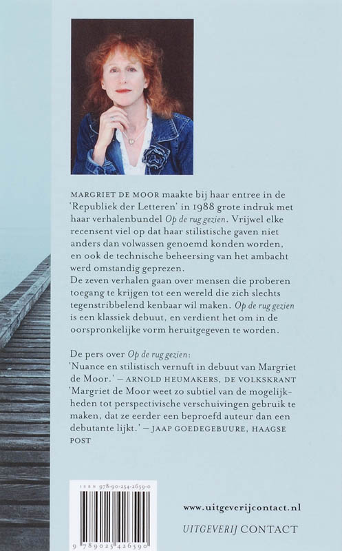 Achterkant van Op de rug gezien