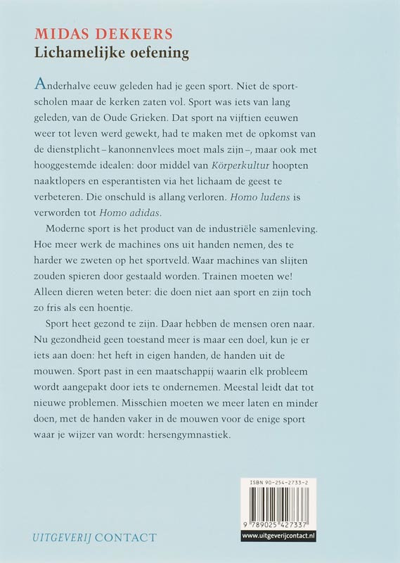 Achterkant van Lichamelijke oefening
