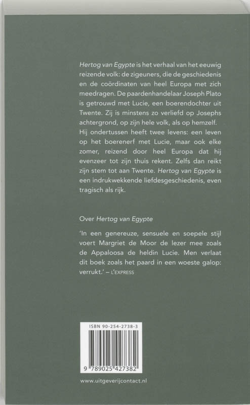 Achterkant van Hertog van Egypte