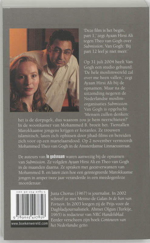 Achterkant van In godsnaam, Het jaar van Theo van Gogh