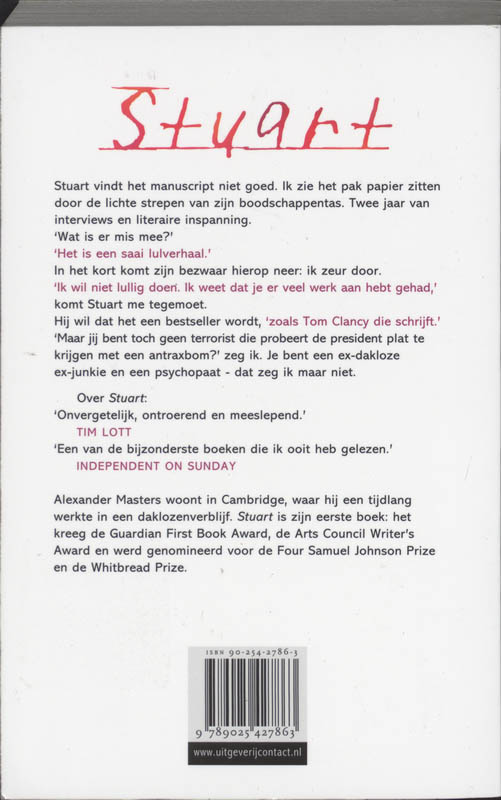Achterkant van Stuart