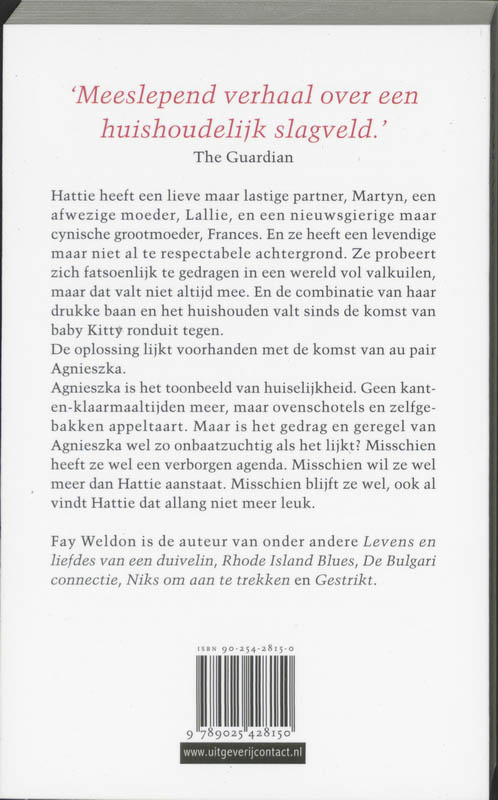 Achterkant van Misschien blijft ze wel