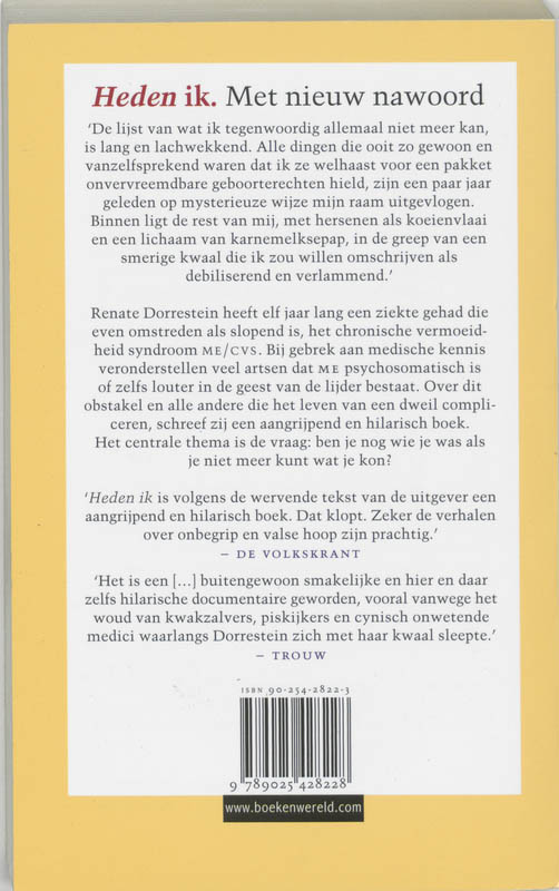 Achterkant van Heden ik