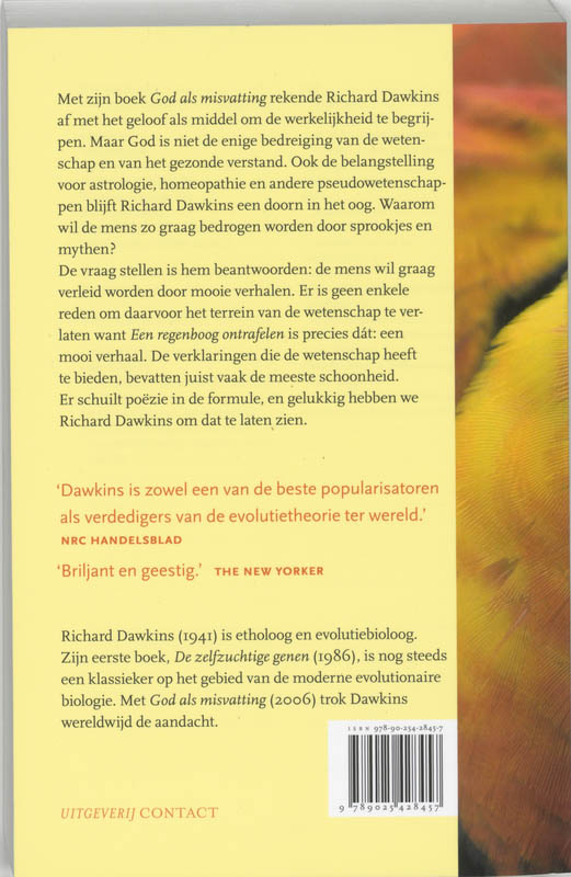 Achterkant van Een regenboog ontrafelen