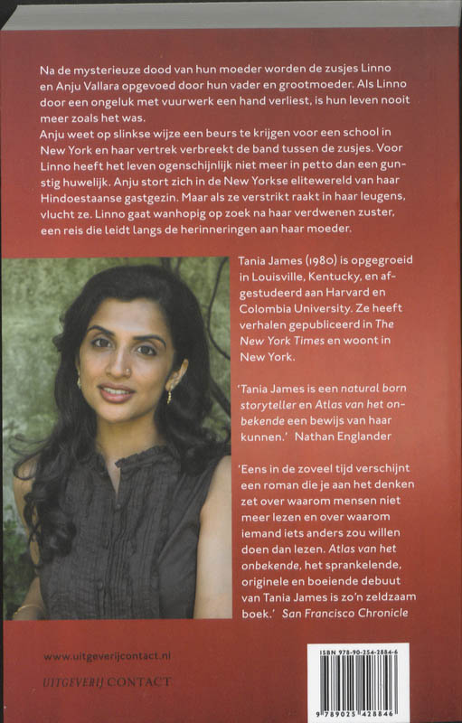 Achterkant van Atlas van het onbekende