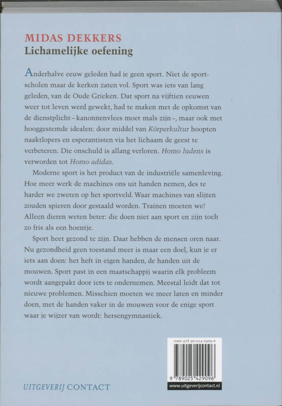Achterkant van Lichamelijke oefening