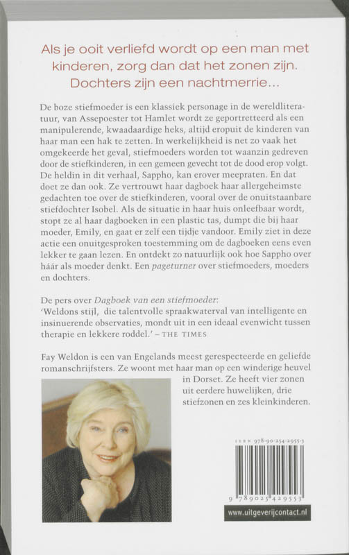 Achterkant van Dagboek van een stiefmoeder
