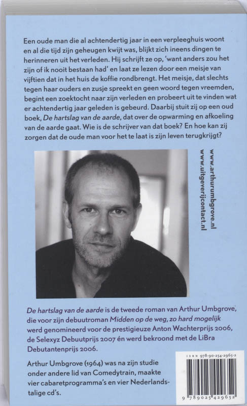 Achterkant van Hartslag van de aarde